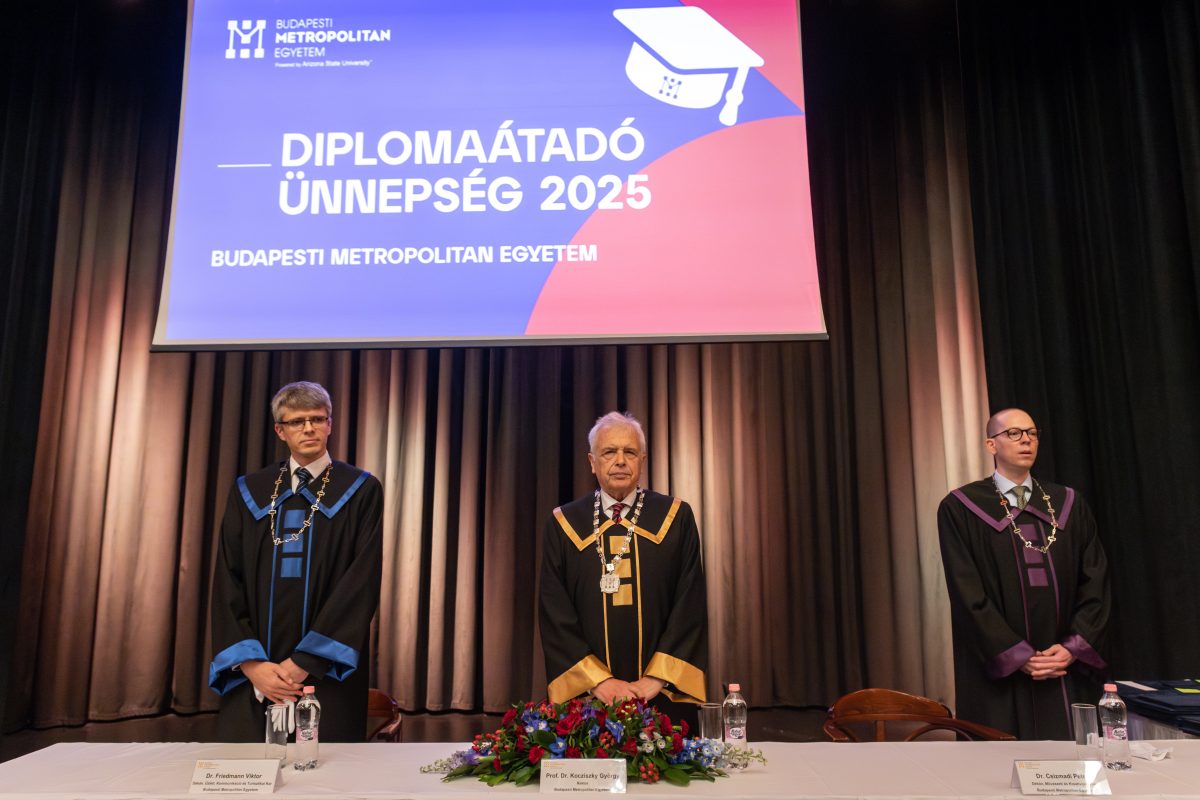 Diplomaátadó ünnepség 2025 | Budapest Metropolitán Egyetem